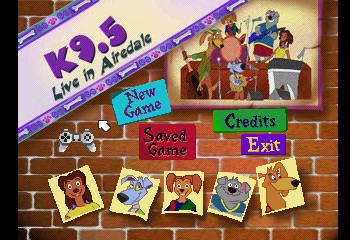 K9.5: Live in Airedale Title Screen